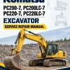 Komatsu PC200-7, PC200LC-7, PC220-7, PC220LC-7 Excavator Manual Komatsu PC200-7, PC200LC-7, PC220-7, PC220LC-7 Excavator Manual