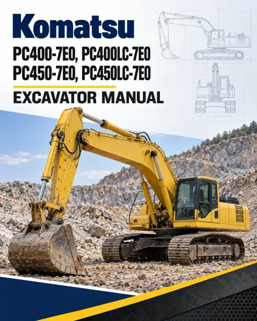 Komatsu PC400-7E0, PC400LC-7E0, PC450-7E0, PC450LC-7E0 Excavator Manual Komatsu PC400-7E0, PC400LC-7E0, PC450-7E0, PC450LC-7E0 Excavator Manual