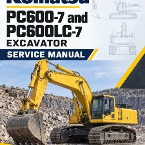 Komatsu PC600-7 and PC600LC-7 Excavator Service Manual Komatsu PC600-7 and PC600LC-7 Excavator Service Manual