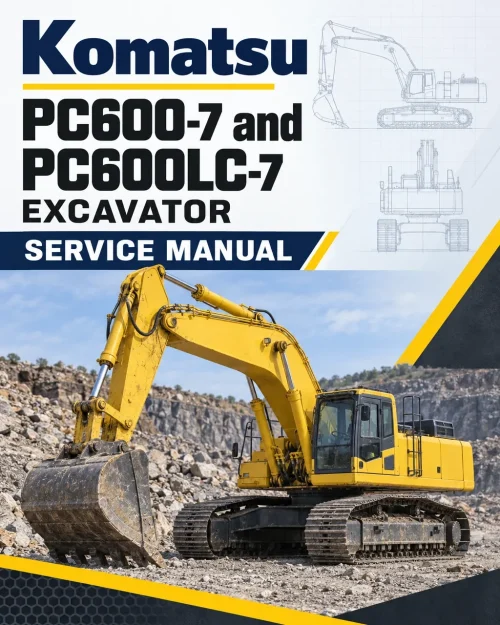 Komatsu PC600-7 and PC600LC-7 Excavator Service Manual Komatsu PC600-7 and PC600LC-7 Excavator Service Manual