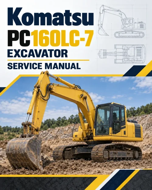 Komatsu PC160LC-7 Excavator Service Manual Komatsu PC160LC-7 Excavator Service Manual