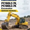 Komatsu PC160LC-7K, PC180LC-7K Excavator Service Manual Komatsu PC160LC-7K, PC180LC-7K Excavator Service Manual