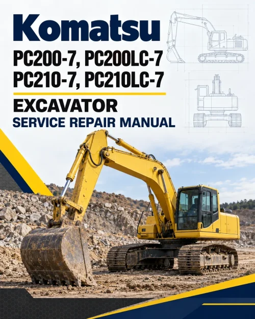 Komatsu PC200-7, PC200LC-7, PC210-7, PC210LC-7 Excavator Manual Komatsu PC200-7, PC200LC-7, PC210-7, PC210LC-7 Excavator Manual