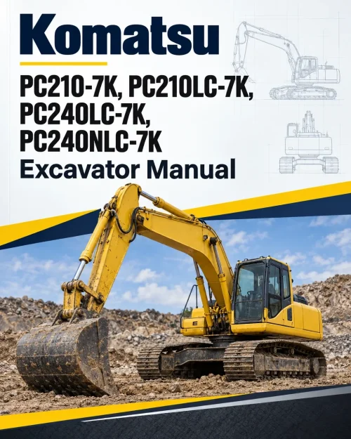 Komatsu PC210-7K, PC210LC-7K, PC240LC-7K, PC240NLC-7K Excavator Manual