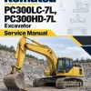 Komatsu PC300LC-7L, PC300HD-7L Excavator Service Manual Komatsu PC300LC-7L, PC300HD-7L Excavator Service Manual