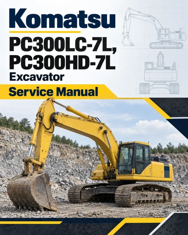 Komatsu PC300LC-7L, PC300HD-7L Excavator Service Manual Komatsu PC300LC-7L, PC300HD-7L Excavator Service Manual