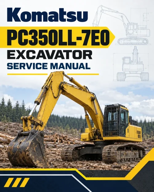 Komatsu PC350LL-7E0 Excavator Service Manual Komatsu PC350LL-7E0 Excavator Service Manual
