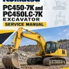 Komatsu PC450-7K and PC450LC-7K Excavator Service Manual Komatsu PC450-7K and PC450LC-7K Excavator Service Manual