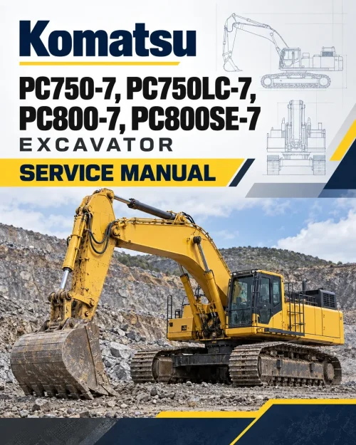 Komatsu PC750-7, PC750LC-7, PC800-7, PC800SE-7 Excavator Service Manual