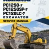 Komatsu PC1250-7, PC1250SP-7, PC120LC-7 Excavator Service Manual Komatsu PC1250-7, PC1250SP-7, PC120LC-7 Excavator Service Manual