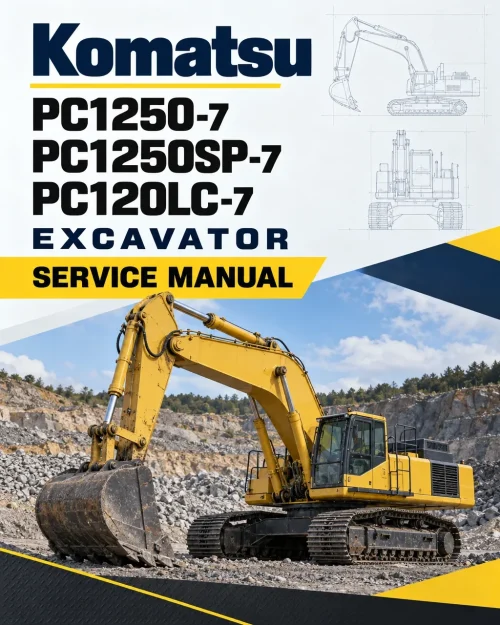 Komatsu PC1250-7, PC1250SP-7, PC120LC-7 Excavator Service Manual Komatsu PC1250-7, PC1250SP-7, PC120LC-7 Excavator Service Manual