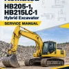 Komatsu HB205-1, HB215LC-1 Hybrid Excavator Service Manual Komatsu HB205-1, HB215LC-1 Hybrid Excavator Service Manual