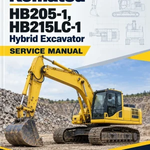 Komatsu HB205-1, HB215LC-1 Hybrid Excavator Service Manual