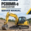 Komatsu PC88MR-8 Excavator Service Manual