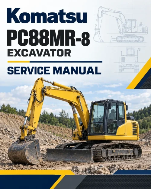 Komatsu PC88MR-8 Excavator Service Manual