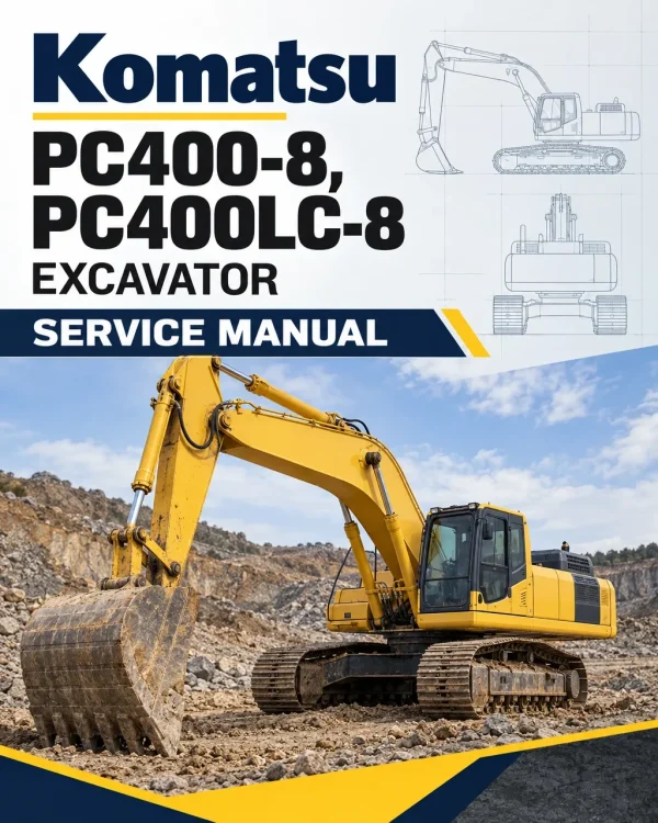 Komatsu PC400-8, PC400LC-8 Excavator Service Manual Komatsu PC400-8, PC400LC-8 Excavator Service Manual