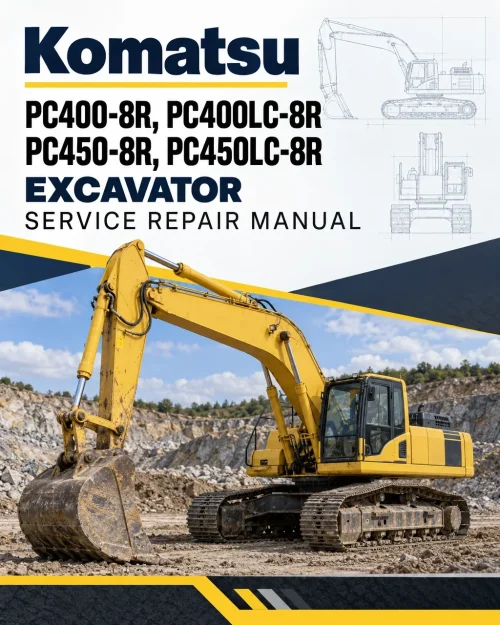 Komatsu PC400-8R, PC400LC-8R, PC450-8R, PC450LC-8R Excavator Manual Komatsu PC400-8R, PC400LC-8R, PC450-8R, PC450LC-8R Excavator Manual