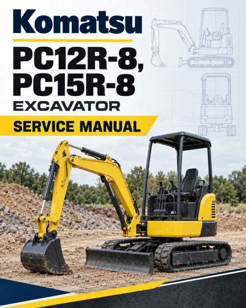Komatsu PC12R-8, PC15R-8 Excavator Service Manual Komatsu PC12R-8, PC15R-8 Excavator Service Manual