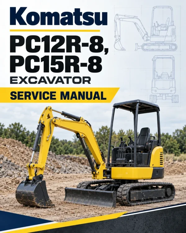 Komatsu PC12R-8, PC15R-8 Excavator Service Manual