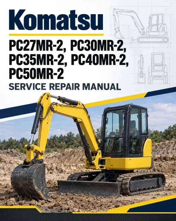Komatsu PC27MR-2, PC30MR-2, PC35MR-2, PC40MR-2, PC50MR-2 Manual Komatsu PC27MR-2, PC30MR-2, PC35MR-2, PC40MR-2, PC50MR-2 Manual