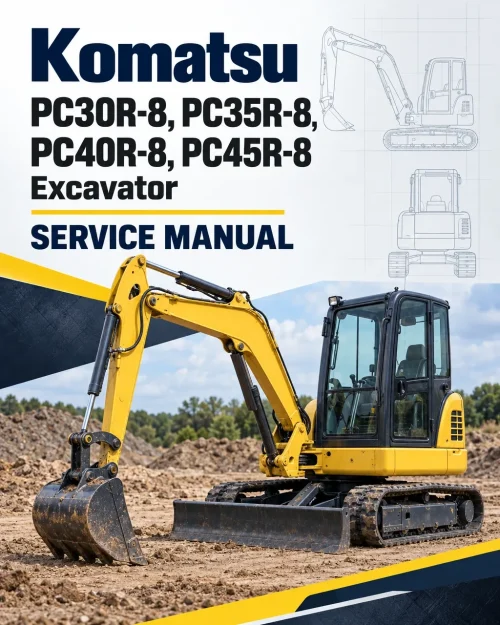 Komatsu PC30R-8, PC35R-8, PC40R-8, PC45R-8 Excavator Service Manual Komatsu PC30R-8, PC35R-8, PC40R-8, PC45R-8 Excavator Service Manual