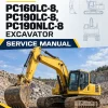 Komatsu PC160LC-8, PC190LC-8, PC190NLC-8 Excavator Service Manual Komatsu PC160LC-8, PC190LC-8, PC190NLC-8 Excavator Service Manual