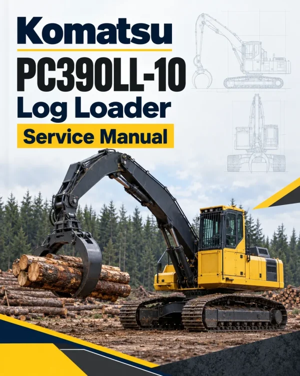 Komatsu PC390LL-10 Log Loader Service Manual Komatsu PC390LL-10 Log Loader Service Manual
