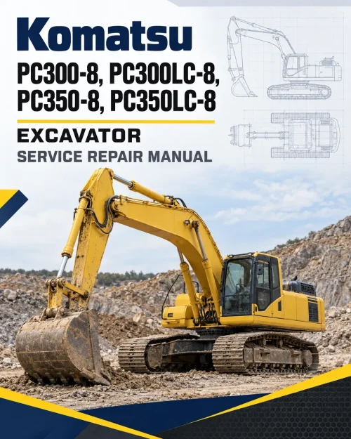 Komatsu PC300-8, PC300LC-8, PC350-8, PC350LC-8 Excavator Manual Komatsu PC300-8, PC300LC-8, PC350-8, PC350LC-8 Excavator Manual