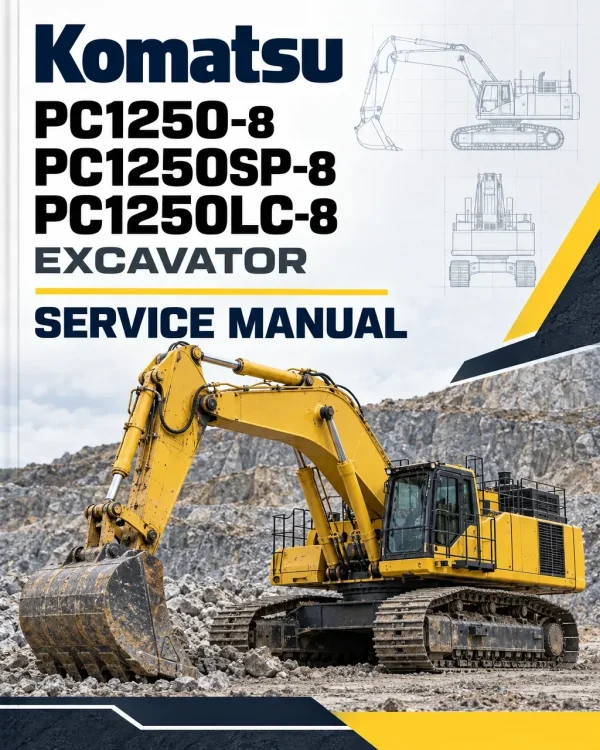 Komatsu PC1250-8, PC1250SP-8, PC1250LC-8 Excavator Service Manual Komatsu PC1250-8, PC1250SP-8, PC1250LC-8 Excavator Service Manual