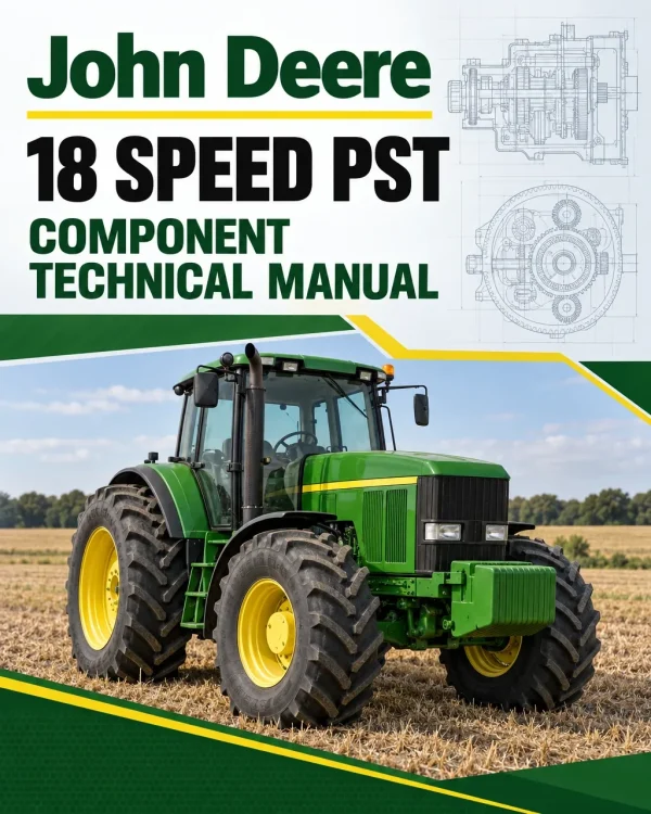 John Deere 18 Speed PST Component Technical Manual (CTM168) John Deere 18 Speed PST Component Technical Manual (CTM168)