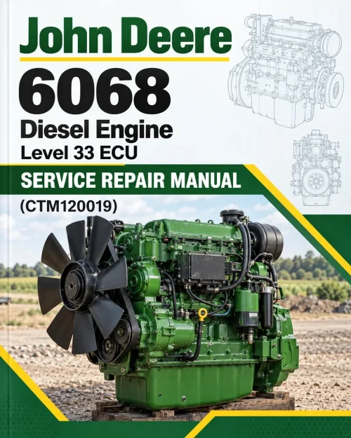 John Deere 6068 Diesel Engine Level 33 ECU Service Repair Manual (CTM120019) John Deere 6068 Diesel Engine Level 33 ECU Service Repair Manual (CTM120019)