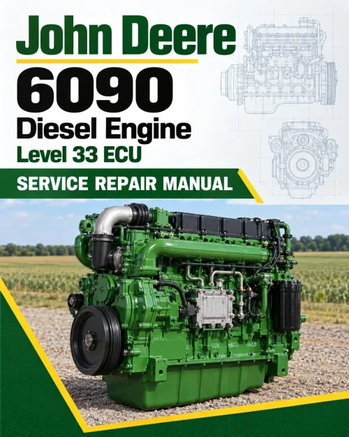 John Deere 6090 Diesel Engine Level 33 ECU Service Repair Manual (CTM117719)