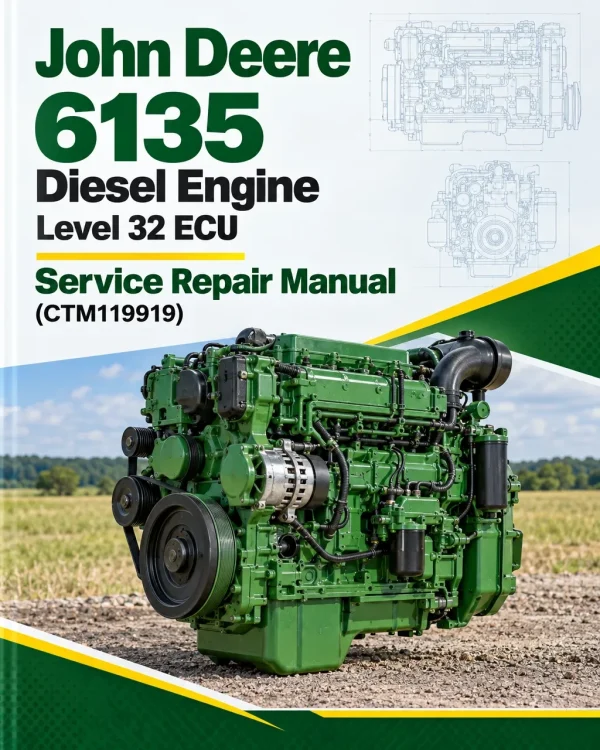 John Deere 6135 Diesel Engine Level 32 ECU Service Repair Manual (CTM119919) John Deere 6135 Diesel Engine Level 32 ECU Service Repair Manual (CTM119919)