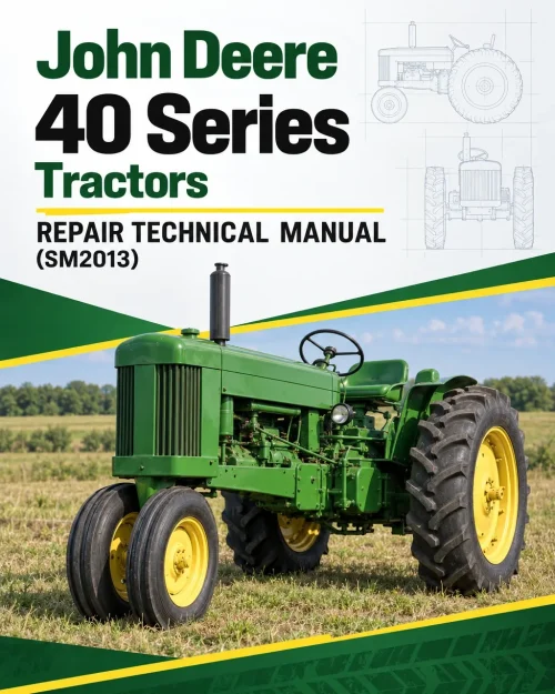 John Deere 40 Series Tractors Repair Technical Manual (SM2013)