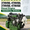 John Deere 3TNV86, 4TNV86, 3TNV88, 4TNV88 Diesel Engine Technical Manual (CTM120419) John Deere 3TNV86, 4TNV86, 3TNV88, 4TNV88 Diesel Engine Technical Manual (CTM120419)