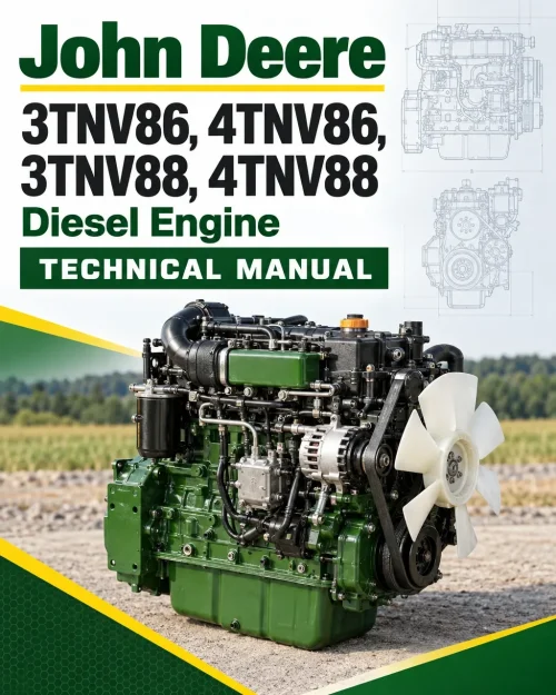 John Deere 3TNV86, 4TNV86, 3TNV88, 4TNV88 Diesel Engine Technical Manual (CTM120419)