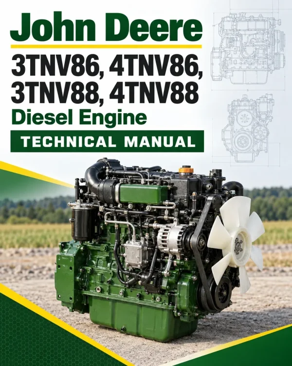 John Deere 3TNV86, 4TNV86, 3TNV88, 4TNV88 Diesel Engine Technical Manual (CTM120419) John Deere 3TNV86, 4TNV86, 3TNV88, 4TNV88 Diesel Engine Technical Manual (CTM120419)