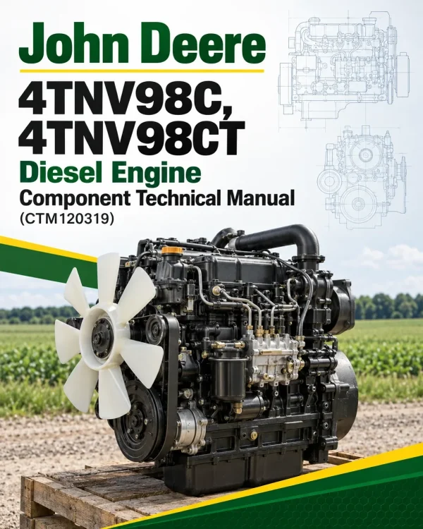 John Deere 4TNV98C, 4TNV98CT Diesel Engine Component Technical Manual (CTM120319)