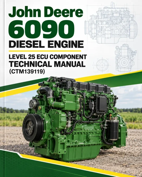 John Deere 6090 Diesel Engine Level 25 ECU Component Technical Manual (CTM139119)