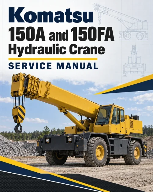 Komatsu 150A and 150FA Hydraulic Crane Service Manual Komatsu 150A and 150FA Hydraulic Crane Service Manual