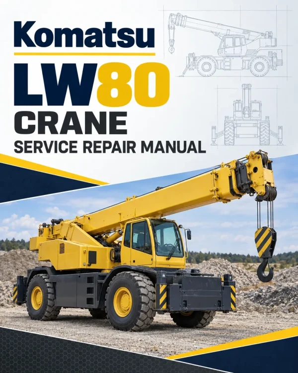 Komatsu LW80 Crane Service Manual Komatsu LW80 Crane Service Manual