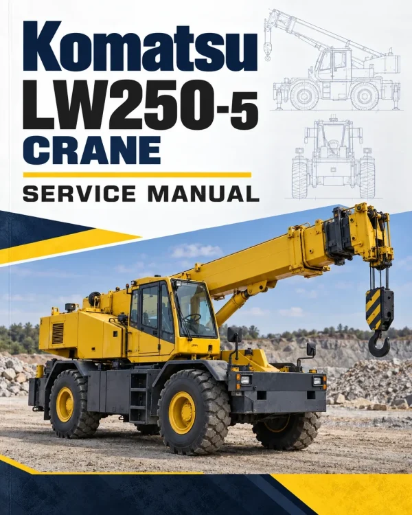Komatsu LW250-5 Crane Service Manual Komatsu LW250-5 Crane Service Manual