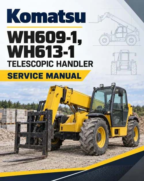 Komatsu WH609-1, WH613-1 Telescopic Handler Service Manual Komatsu WH609-1, WH613-1 Telescopic Handler Service Manual