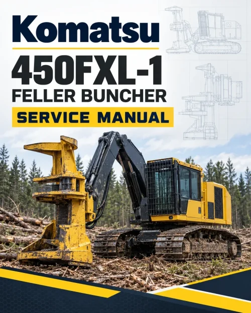 Komatsu 450FXL-1 Feller Buncher Service Manual Komatsu 450FXL-1 Feller Buncher Service Manual