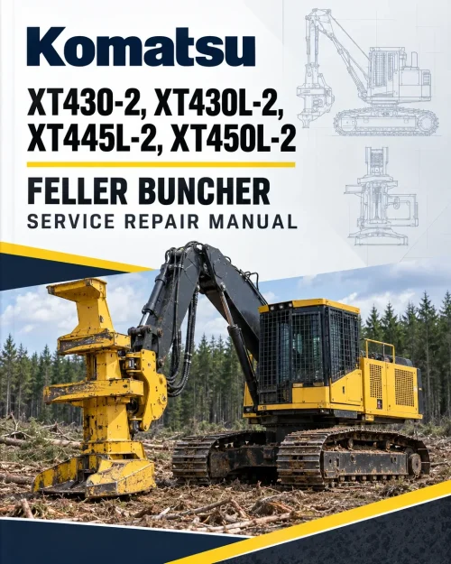 Komatsu XT430-2, XT430L-2, XT445L-2, XT450L-2 Feller Buncher Manual Komatsu XT430-2, XT430L-2, XT445L-2, XT450L-2 Feller Buncher Manual