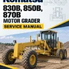 Komatsu 830B, 850B, 870B Motor Grader Service Manual