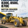 Komatsu 830C, 850C, 870C Motor Grader Service Manual