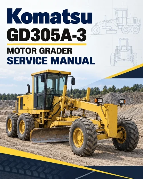 Komatsu GD305A-3 Motor Grader Service Manual Komatsu GD305A-3 Motor Grader Service Manual