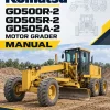 Komatsu GD500R-2, GD505R-2, GD505A-2 Motor Grader Manual