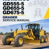 Komatsu GD555-5, GD655-5, GD675-5 Grader Service Manual